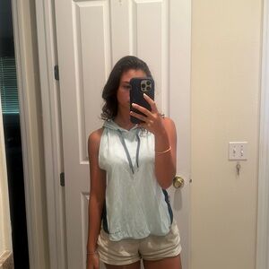 Tank top with hoodie from under armor